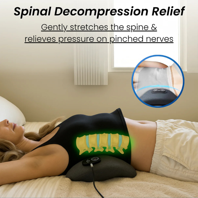 Dravenor™ 3-in-1 Smart Pillow – Advanced Back Pain Relief at Home