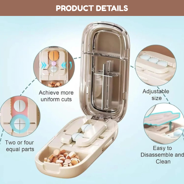 MediSlice™ Precision Pill Cutter – Your Smart Medication Companion