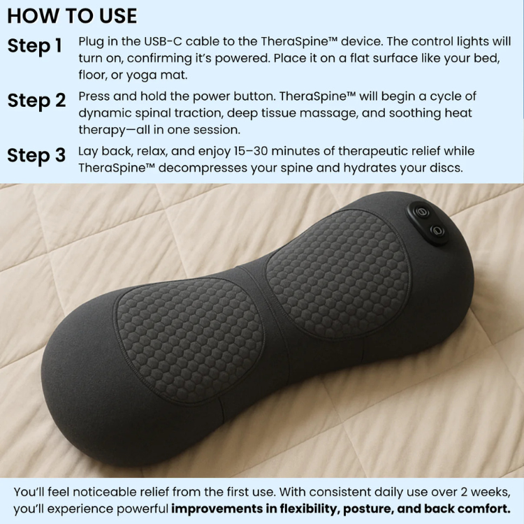 Dravenor™ 3-in-1 Smart Pillow – Advanced Back Pain Relief at Home