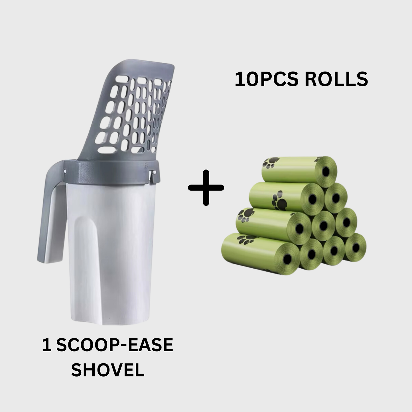 ScoopEase'Bin (Advanced Shovel with In-Built Bin Shovel)