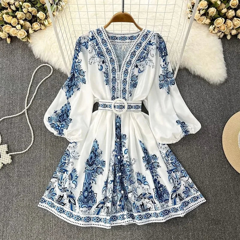 Drave's - Single-Breasted Party Dress for Women