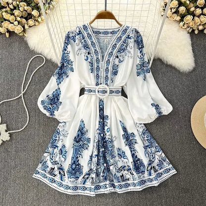 Drave's - Single-Breasted Party Dress for Women